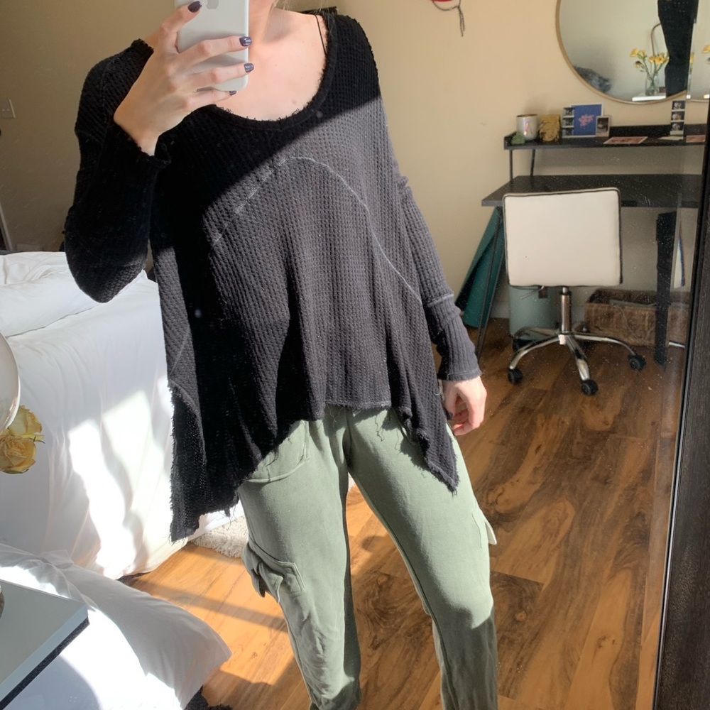 Black free people oversized waffle